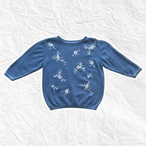 Medium knitted grandma core blouse